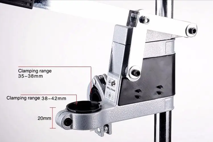 Double-head Electric Drill holding holder bracket Dremel Grinder rack stand clamp Grinder accessories for Woodworking