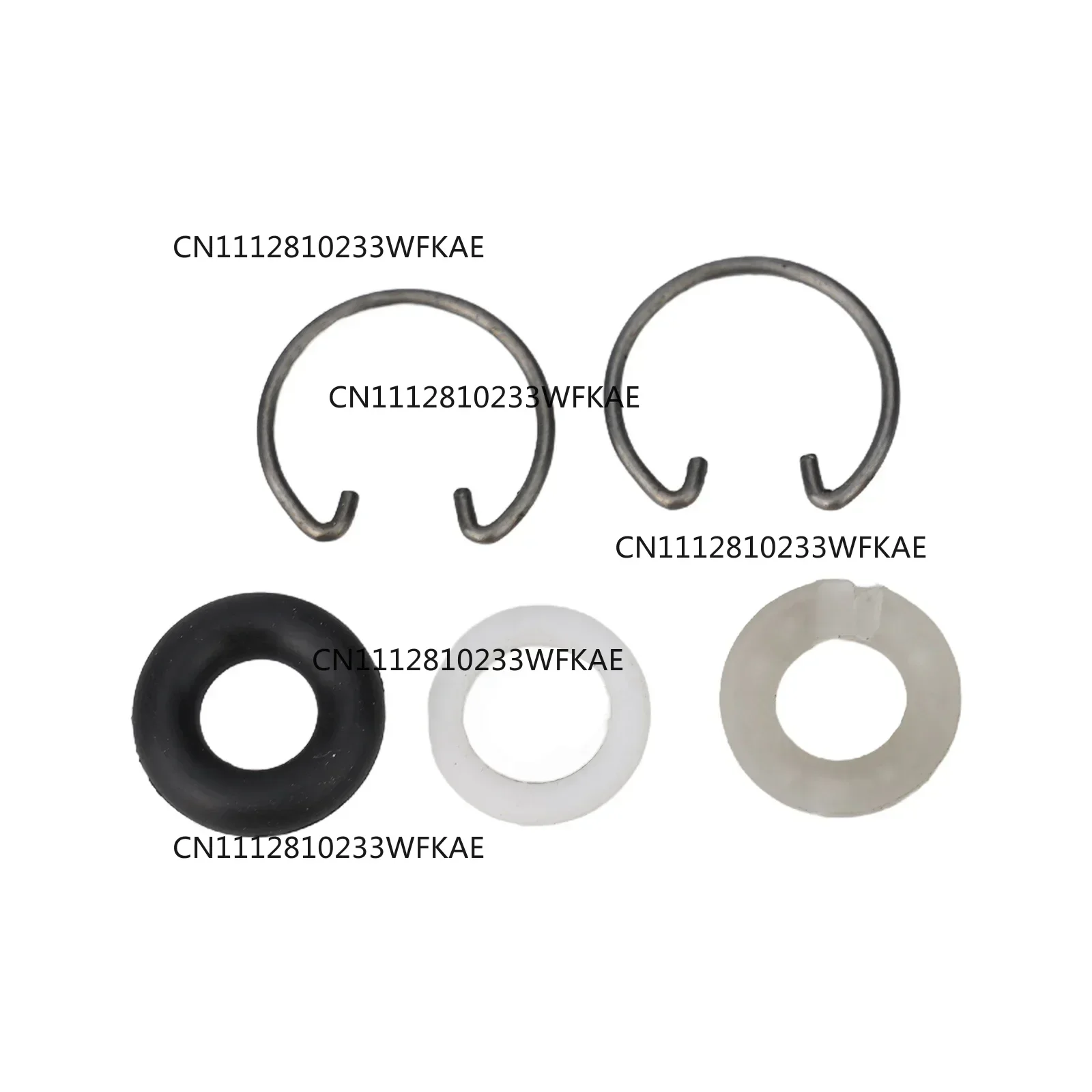 Fuel Injector O-Ring Retainers Seals Kit For Mercedes A1770720000 1770720000 Handy And Portable Accurate Fitment Replacement
