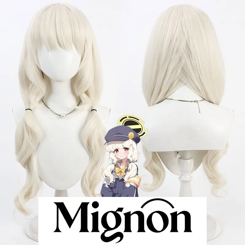 

Синий архив Utsumi Aoba парик для косплея светло-желтые вьющиеся волосы подарок на Хэллоуин