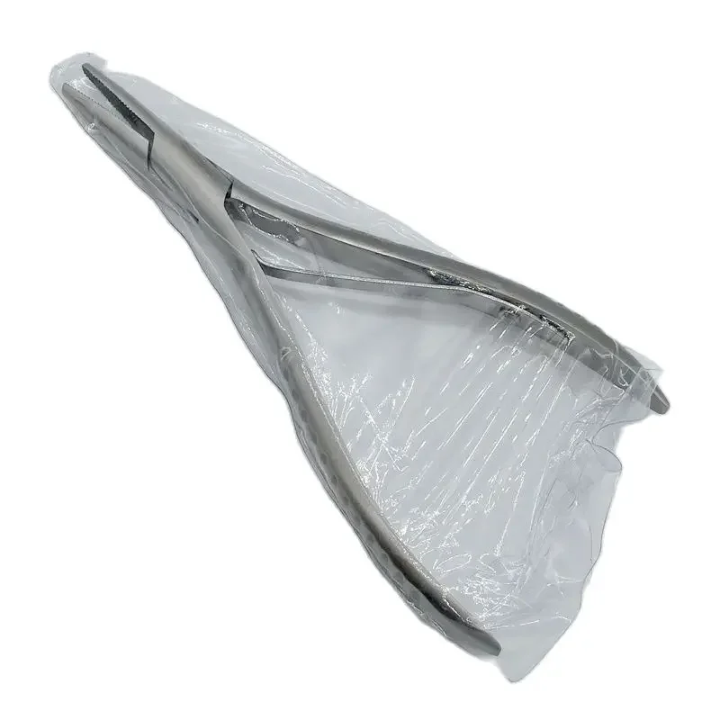 7 inch Silver Stainless Steel Clamp Hair Extension Plier with Small Grooves Keratin Hair Extension Tools Multi Functional Pliers