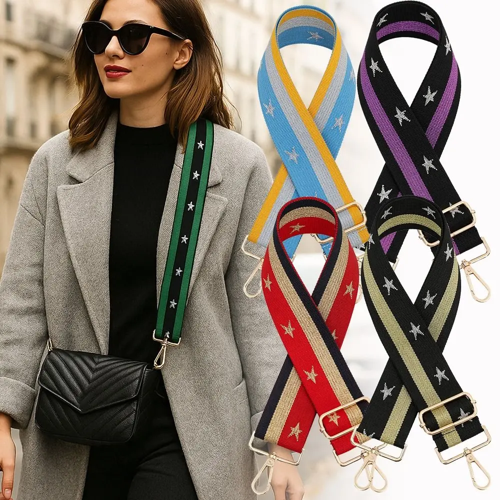 Sangle de sac à bandoulière en Nylon, ceintures de sac à bandoulière réglables détachables, motif diamant, sangle de remplacement pour sacs de messager