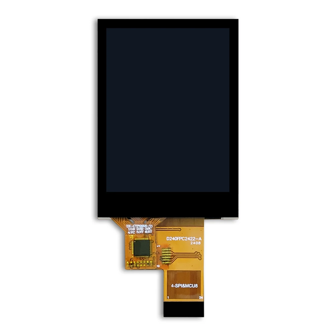 2.4 inch LCD touch screen, SPI, MCU 8080 capacitive touch CTP ST7789 resolution 240*320 LCD TFT LCD panel