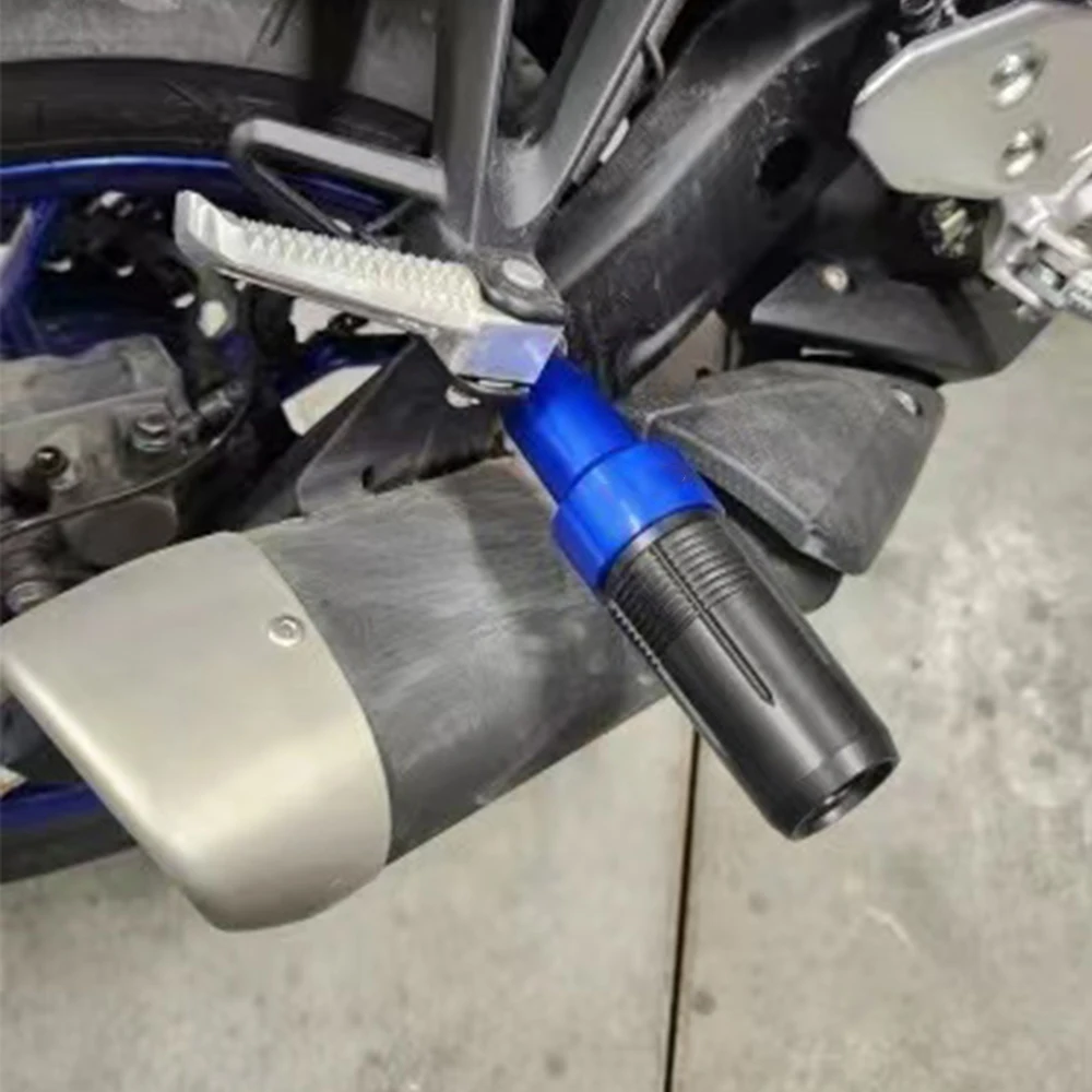 

Для Yamaha MT03 MT 03 MT-03 2014-2021: Защитные слайдеры рамы мотоцикла с ЧПУ, краш-пады, защита от падений, слайдеры выхлопной системы