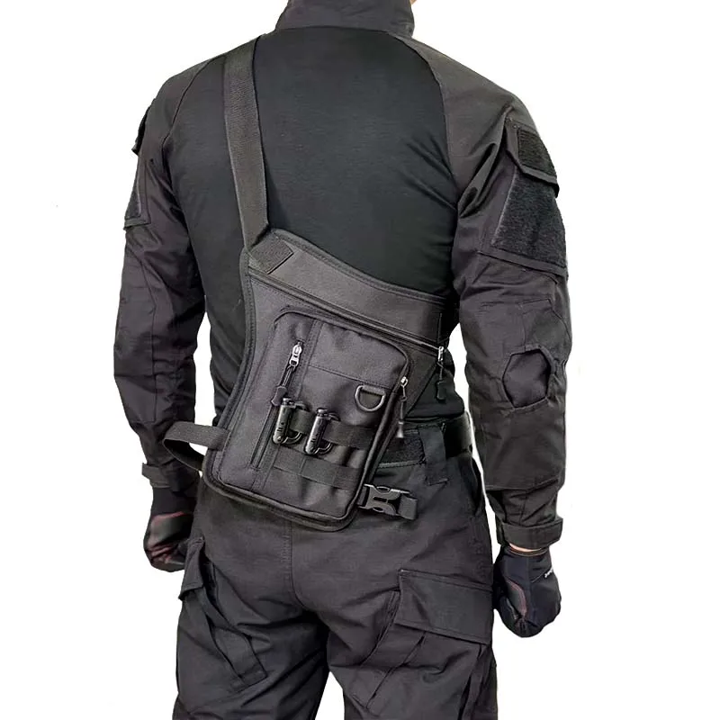 Bolso táctico MOLLE para cintura y pierna de senderismo hombre - imagen 2