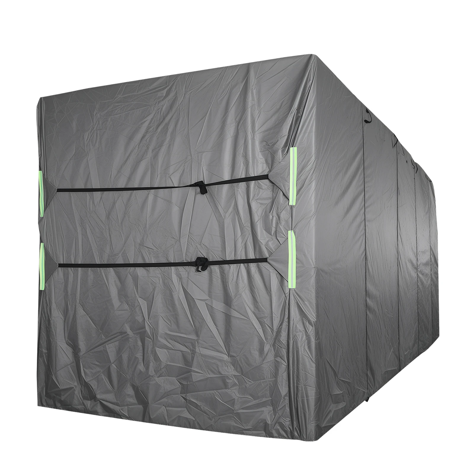 

420D Oxford Fabric Travel Trailer RV Cover Straps & Storage Bag Cabover Camper Cover Travel Trailer Cover for Winter