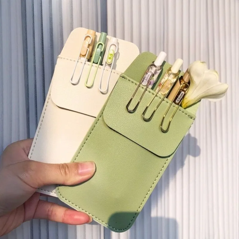 

Сумка-карандаш с защитой от утечки чернил для врача, медсестры, лабораторного пальто, скрабов, карманная защита, однотонный держатель для ручек, сумка-органайзер