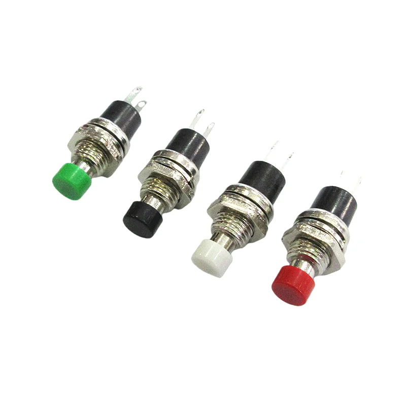 10pcs PBS-110 small button switch installation aperture 6-7MM self resetting jog switch