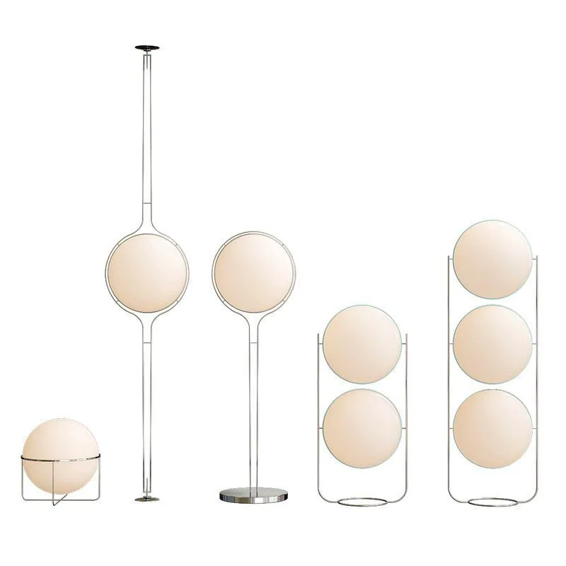 Nordic minimalistische bal nachtkastje LED vloerlamp plafond kroonluchter kunst hangende hanglampen home decor artikelen woonkamer slaapkamer - afbeelding 2