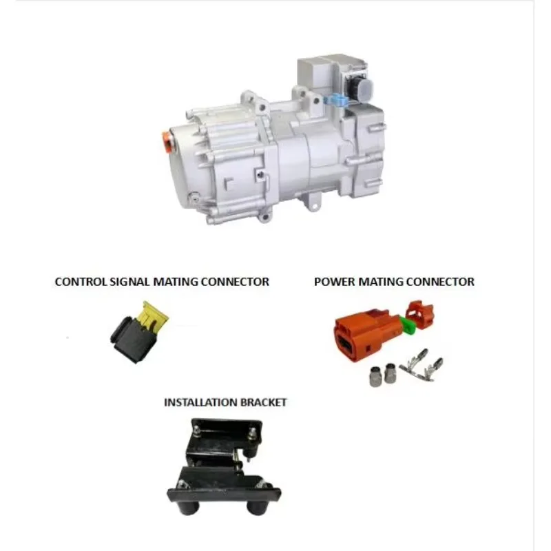 66cc 350V R134a/R1234yf DC Air Conditioner Electric Compressor For Electric Cars Vehicle Truck Ev Bus Universal Type Automotive