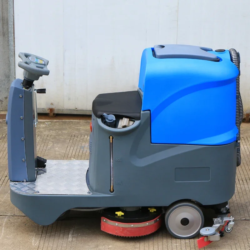 Floor Sweepers Ride-on High Efficiency Small Battery Powered Floor Cleaning Scrubber Machine for Hospital Tile Floor Washing