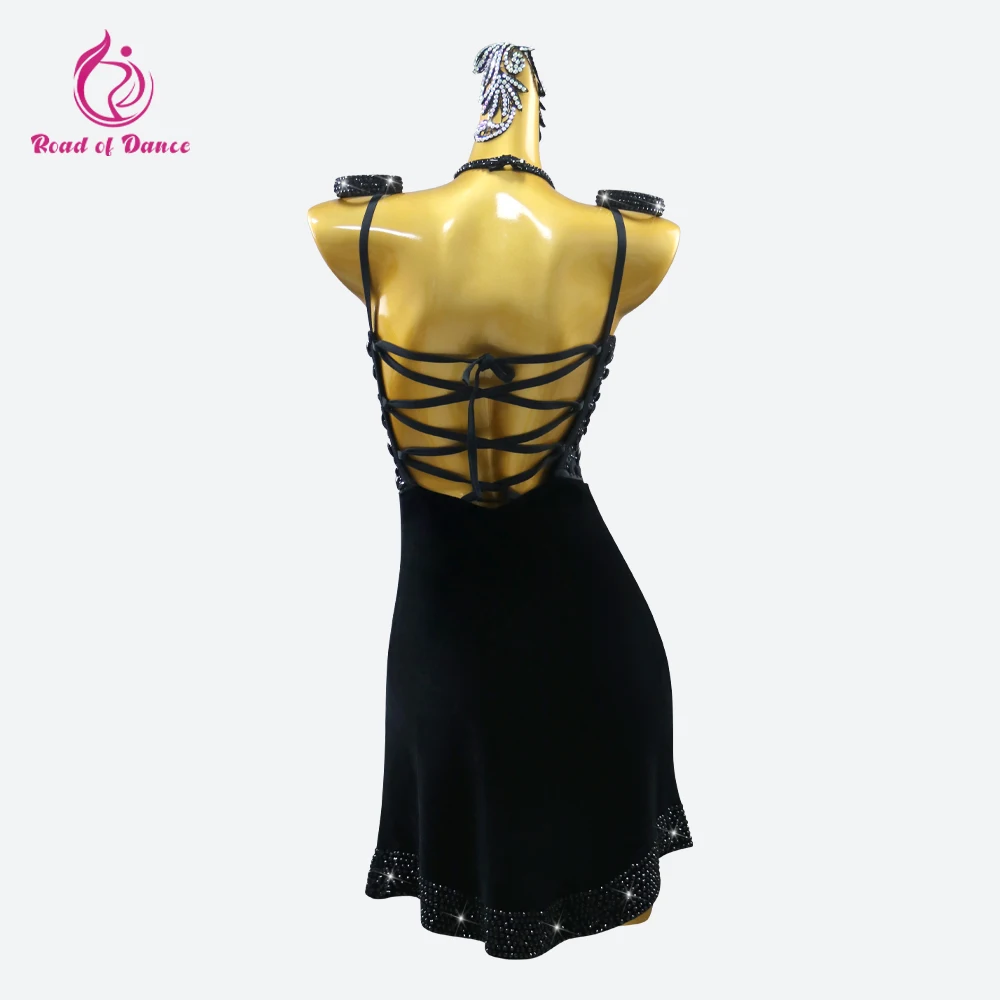 2026 New Latin Dance Stage Costume Woman Party Dress Cabaret Girls Sexy Short Clothes Elegant Ballroom Practice Outfit Dancewear