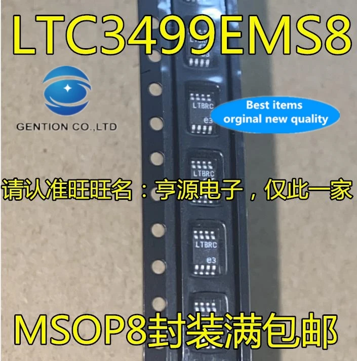 5PCS LTC3499 LTC3499EMS8 siebdruck LTBRC MSOP8 präzision computer-chips auf lager 100% neue und original