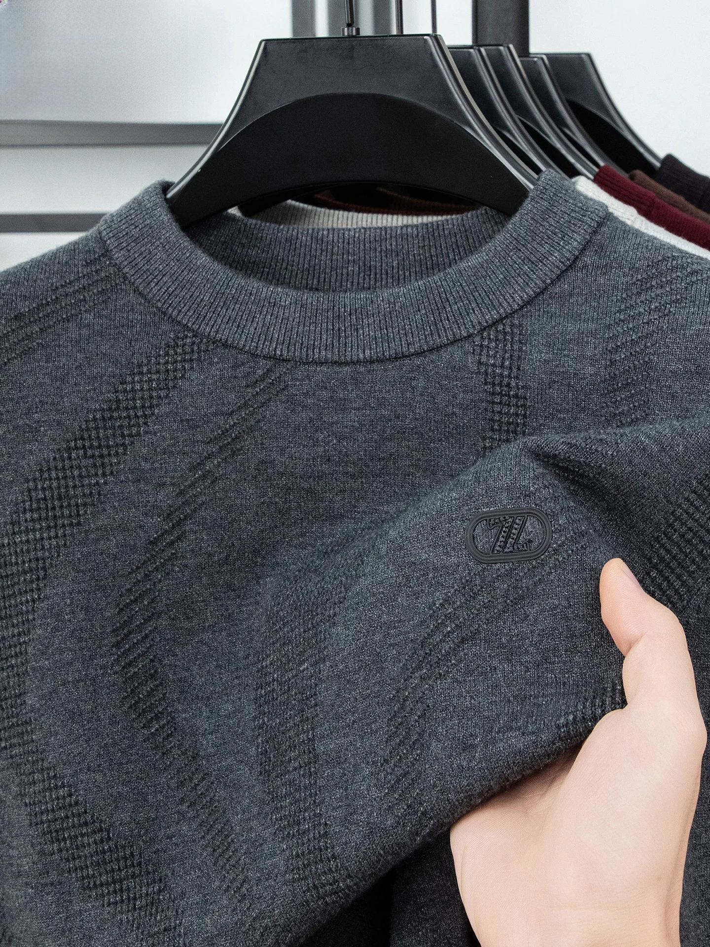 Men's Knitted Wool …