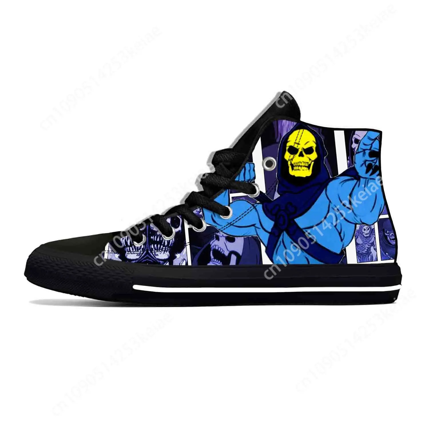 Hot Masters of The Universe Cartoon Skeletor He-Man Casual Shoes Breathable Men Women Sneakers High Top Lightweight Board Shoes