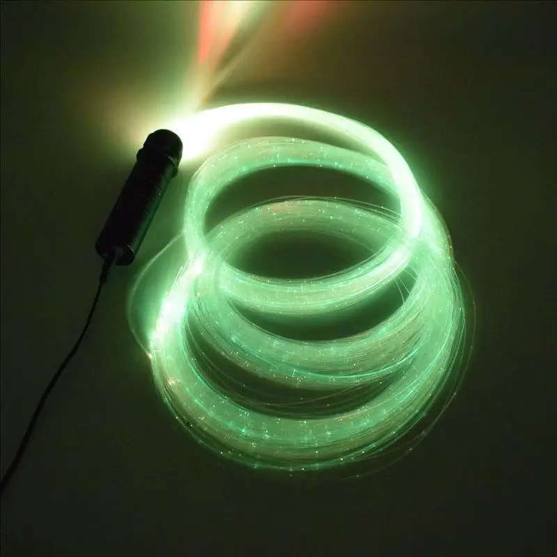 Hot Sales 6W RGBW LED Fiber Optic Light Kit With Sparkle Fiber Optic Cable For Decorate Lighting