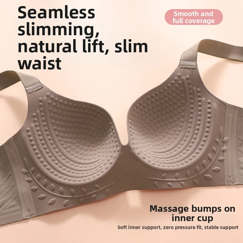 Maternity Nursing Bra Seamless Push Up Wireless Breathable Side Support Sweat Absorbing Comfortable Full Cup Pregnancy Underwear