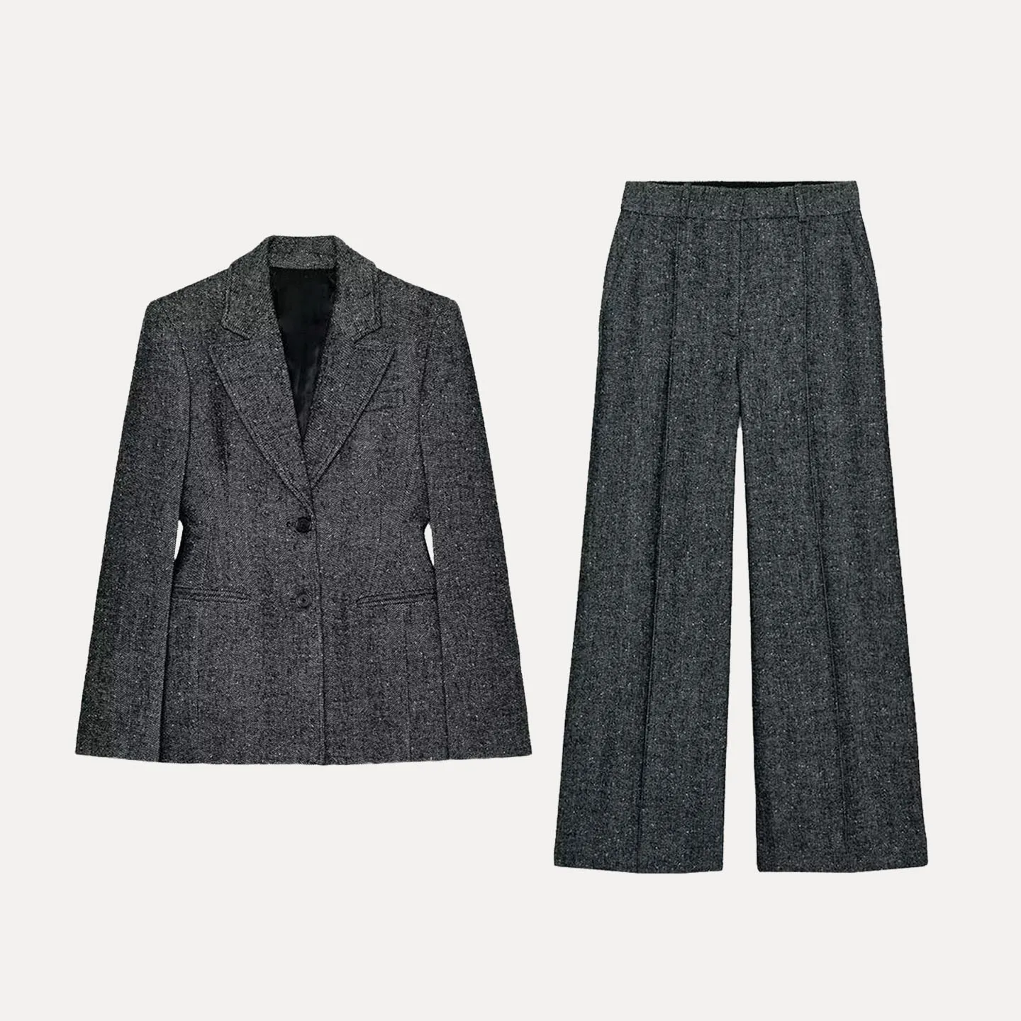 Abito da donna Jaet e pantaloni Set lungo Sve Pure Color European Sle Faionable Collezione autunnale Z Brand