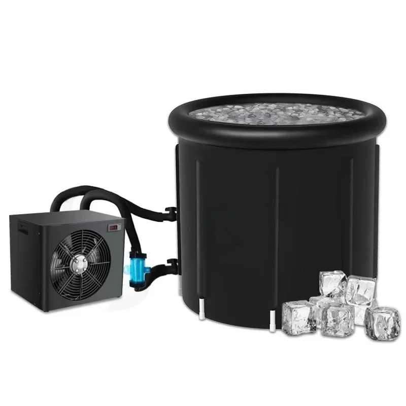 

Xiangyin Vanace 80*75cm 82gal Water Inflatable Healthcare Pool Cold Plunge Ice Tub Bath With 1HP Chiller For Athletes Sports