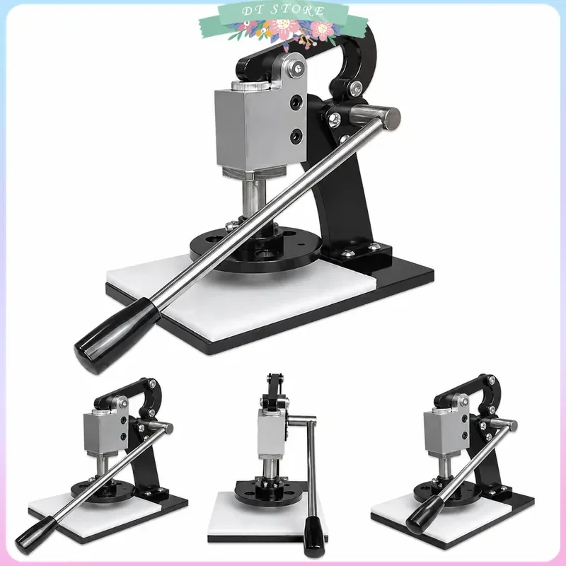 Manual Leather Die Cutting Machine Photo Paper PVC EVA Sheet Cutter Punching Embossing Press DIY Handmade Craft Tools