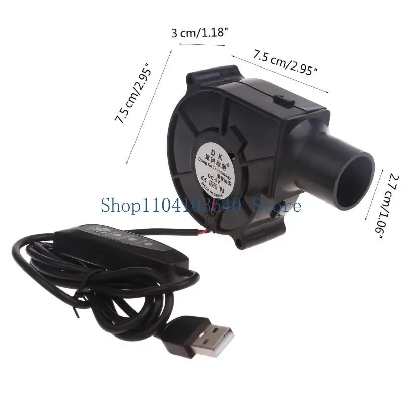 02DC Durable and Efficient USB Blower Fan for Outdoor Cooking Cooling Fan