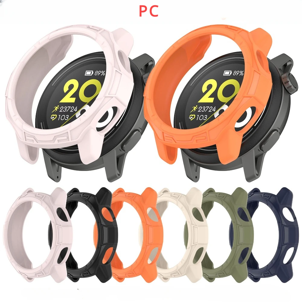 Pc Case + Gehard Glas Voor Coros Pace3 Full Cover Screen Protector Smartwatch Bumper Schoonmaak Katoen Voor Coros Pace3