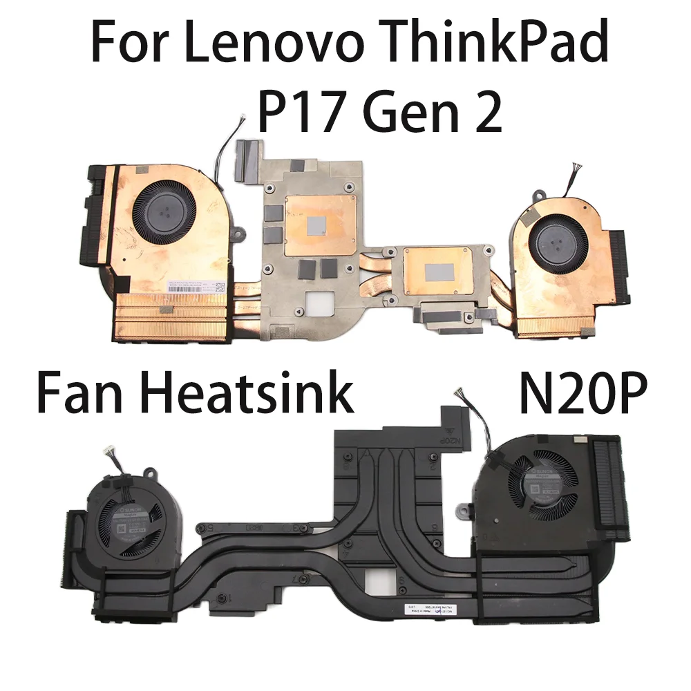 

Original For Lenovo ThinkPad P17 Gen 2 Laptop Fan Heatsink N20P CPU Cooler Cooling FRU:5H41B77205 5H41L16257