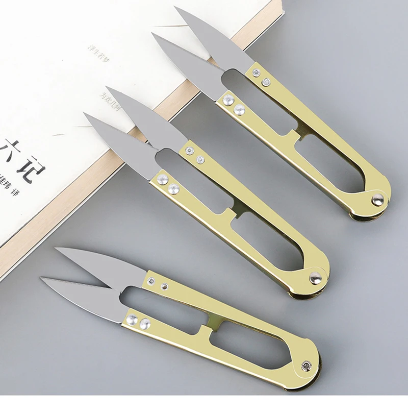 Cross Stitch Tailor Scissors Plastic Handle Sewing Snip Thread Cutter Small Embroidery Craft Cross Stitch Scissors Craft Tool