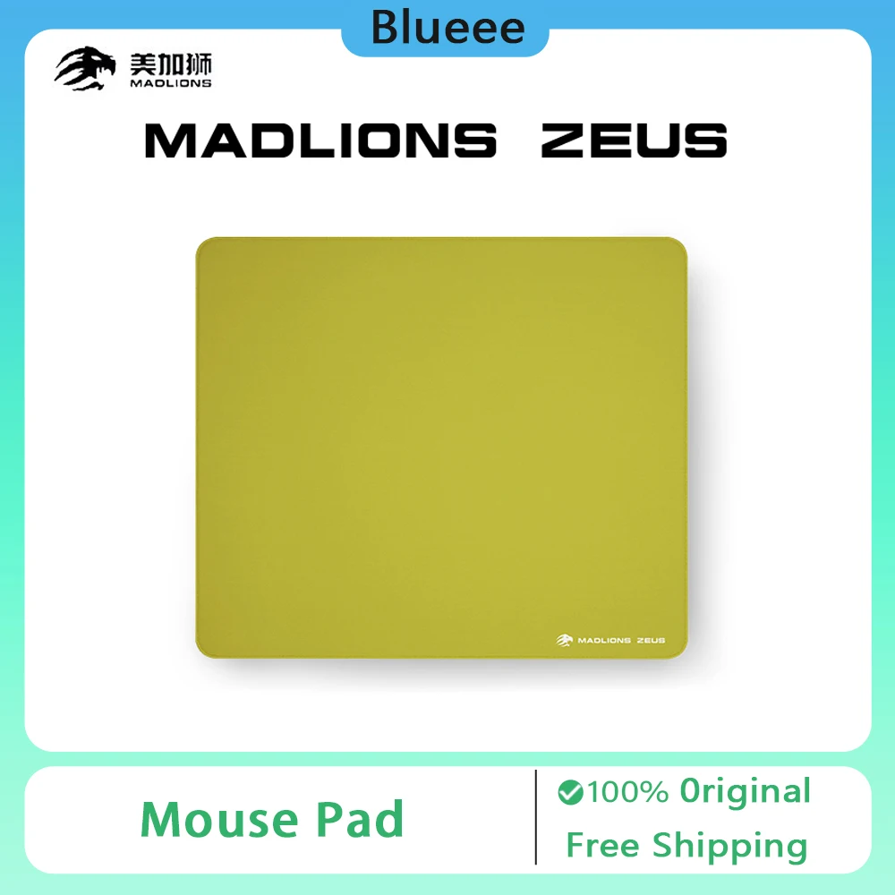 MADLIONS ZEUS XSOFT Gaming Mousepad Custom FPS Mouse Pad Mechanical Keyboard Neutral Equilibrium PC Esports Gamer Accessories