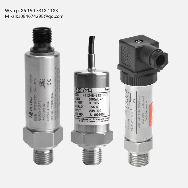 Industrial -100~0~100kpa, 0-60MPa Diffused Silicon 4-20ma RS485 Pressure Transmitters