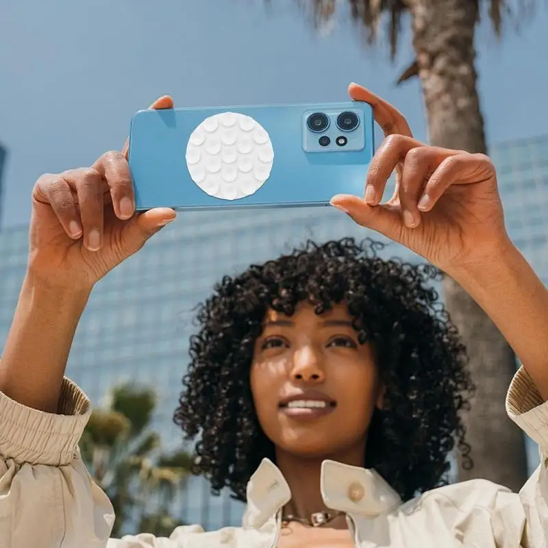 Suction Cup Phone Case Magnetic Silicone Suction Cup Phone Mount Mirror Shower Phone Holder For Most Cell Phones Phone Stand