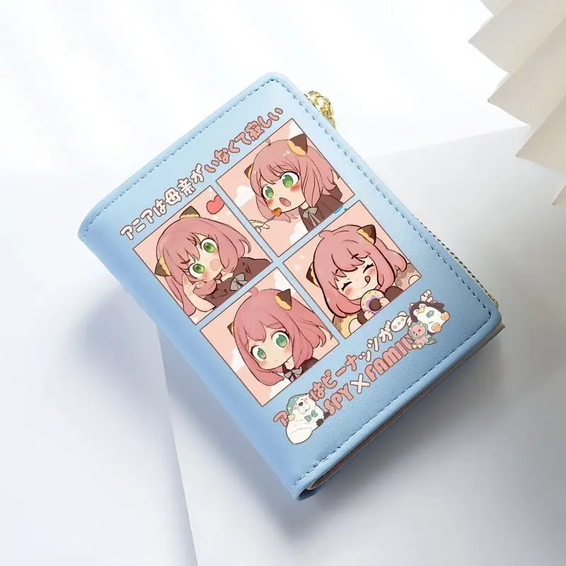 

Spy X Family Aniya Merchandise Cute Cartoon Wallet Ins Anime Two-Dimensional Short Coin Purse Anime