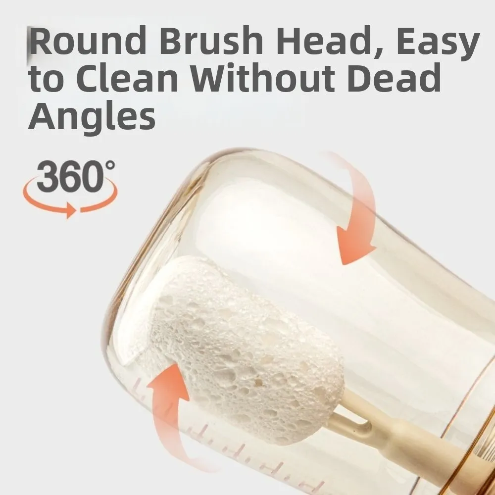 

Набор щеток для бутылок 7 в 1 с мягкой насадкой, вертикальная сушилка, хлопковая щетка, инструмент для чистки бутылок, съемная щетка для соломинок