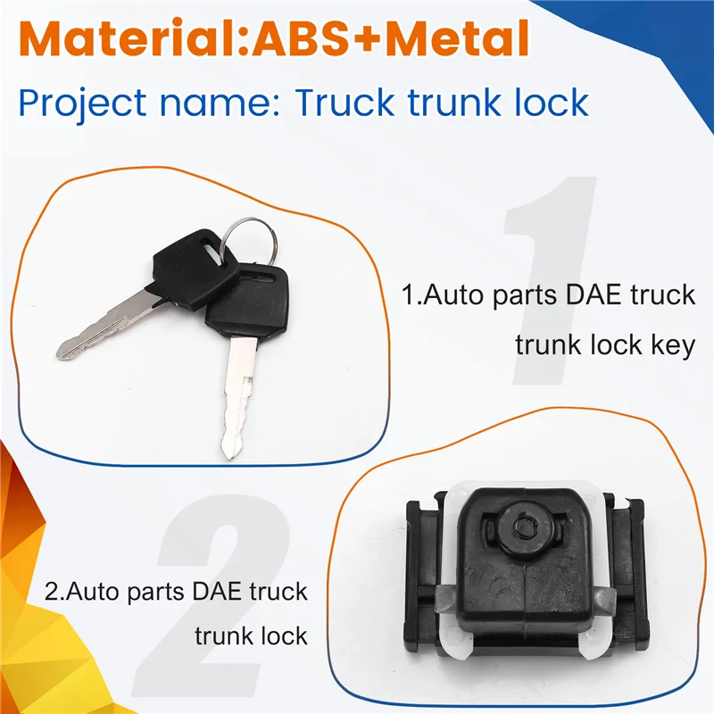 Trendige europäische Auto-Ersatzteile für DAF Truck Trunk Lock 0389537