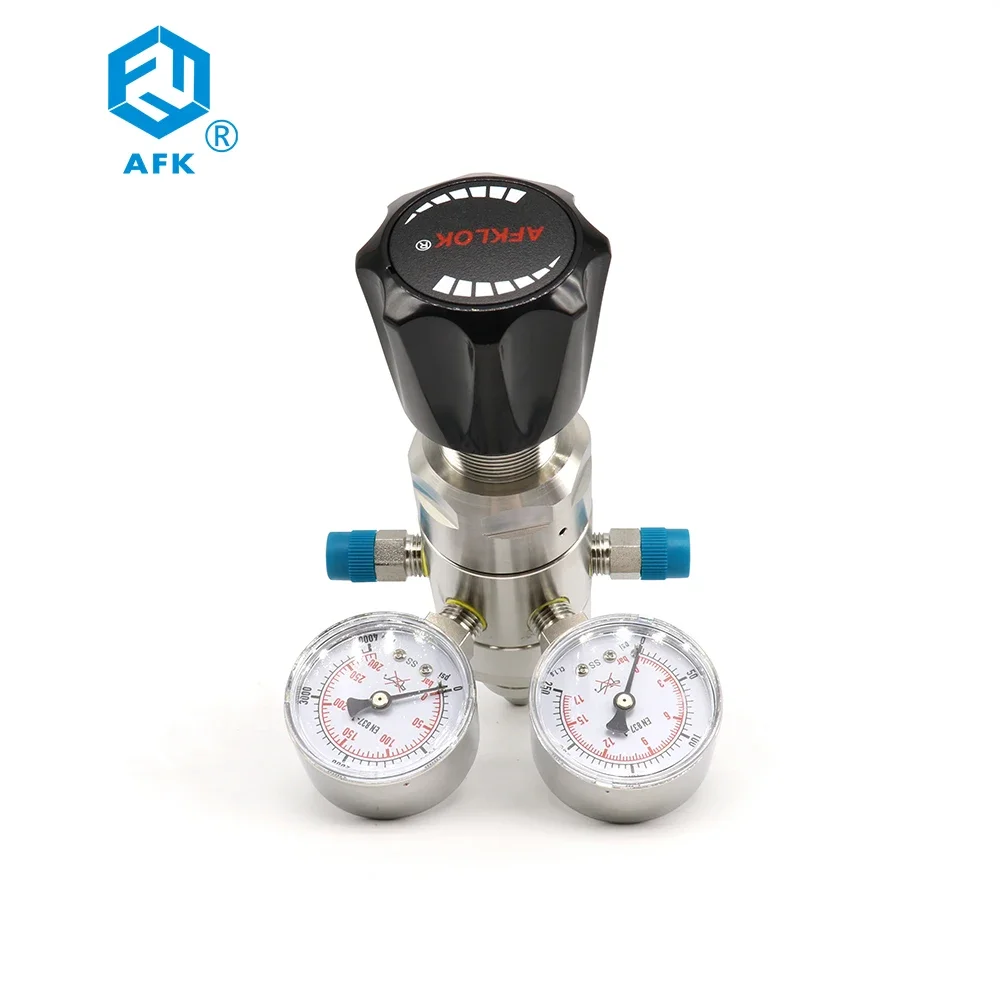 

Oem AFKLOK Brand Gas High Pressure Regulator Valves For Argon Co2 Acetylene Oxygen Propane Dual Stage Pressure Regulator
