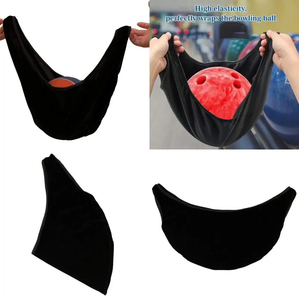 Q39E Microfibre Bowlings Ball Polishing Cloth Polishing Bag Washable Cleaner Bag