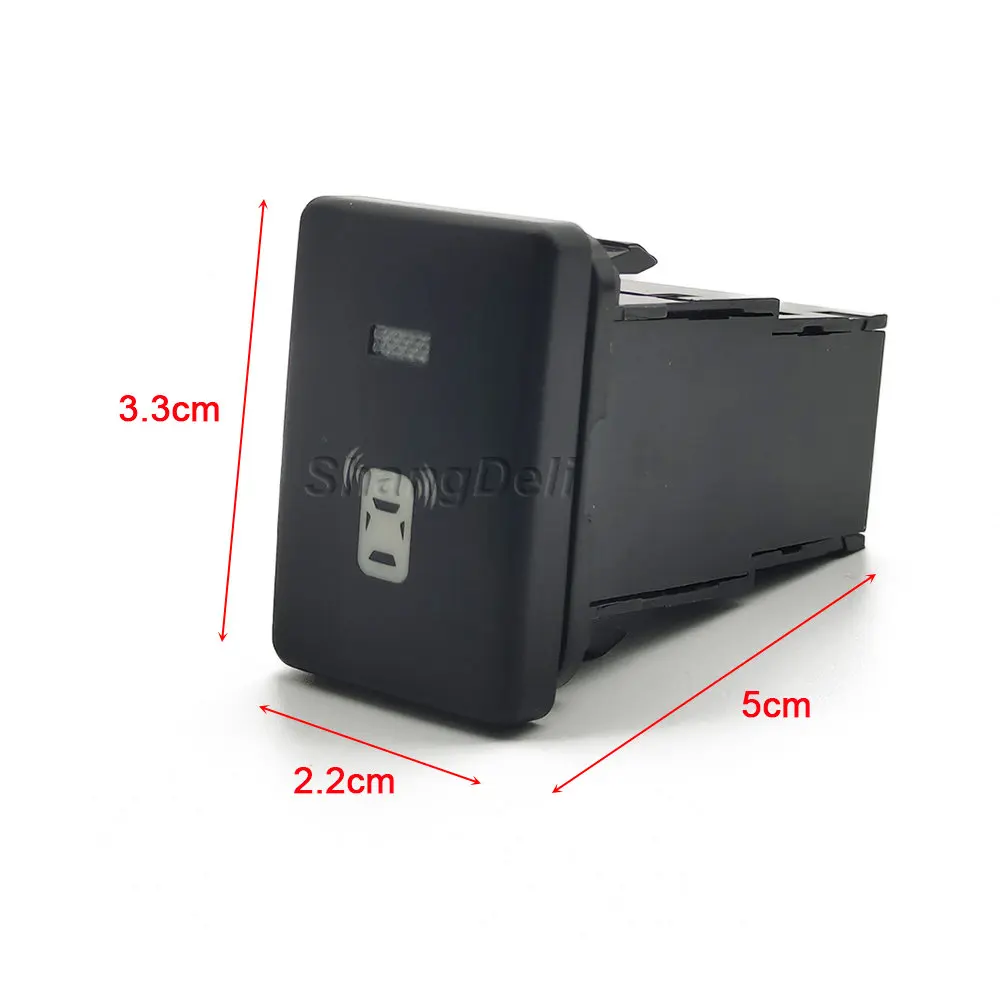 Car LED Light Parking Radar Switch Push Button For Mitsubishi Outlander 2013-2020 Eclipse Cross Triton 2019