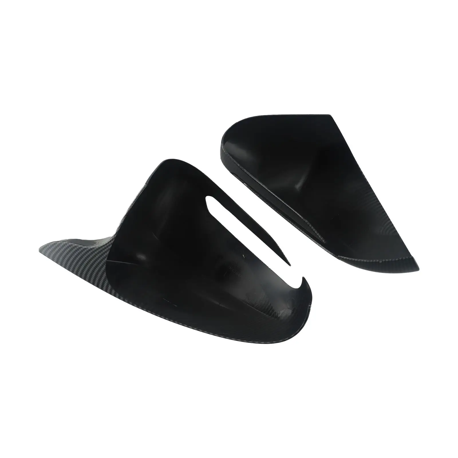 Mirror Cover Trim Car Rearview Mirror Cover Car Exterior Accessories ABS Material Easy Installation Stable Characteristics