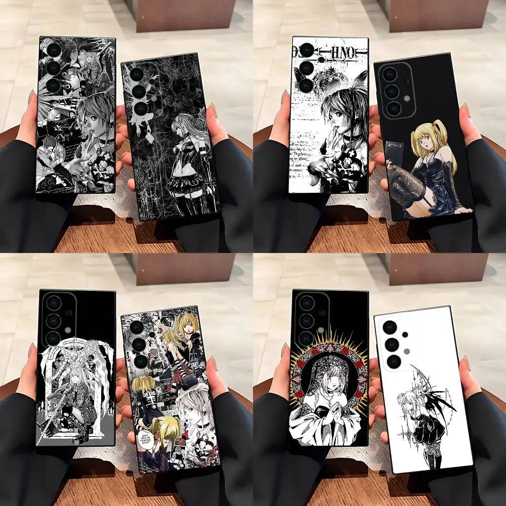 

D-Death N-NoteS Misa Phone Case For Samsung S25,S24,S21,S22,S23,S30,Ultra,S20,Plus,Fe,Lite,5G Black Cover