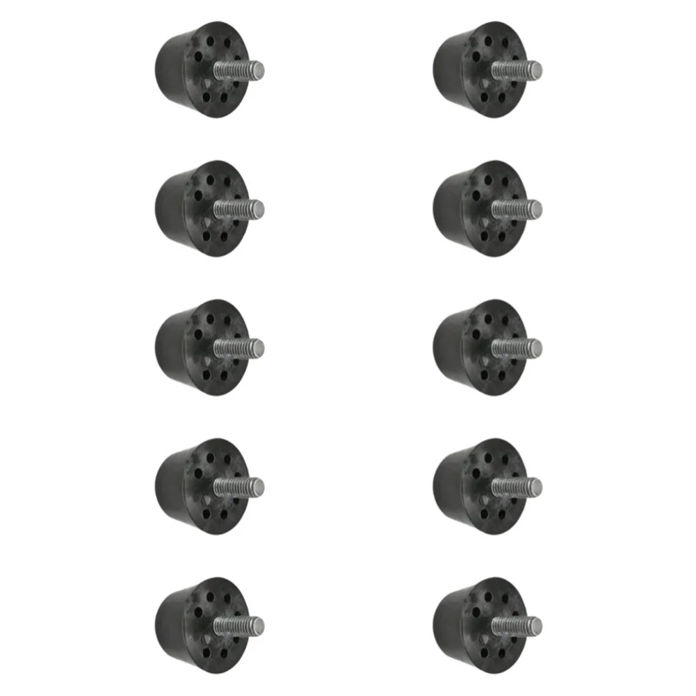 Vibration Absorber Leveling Feet Pad 30 Mm 1.18 In Adjustable Height Base Direct Screw Installation Steel Threaded Insert