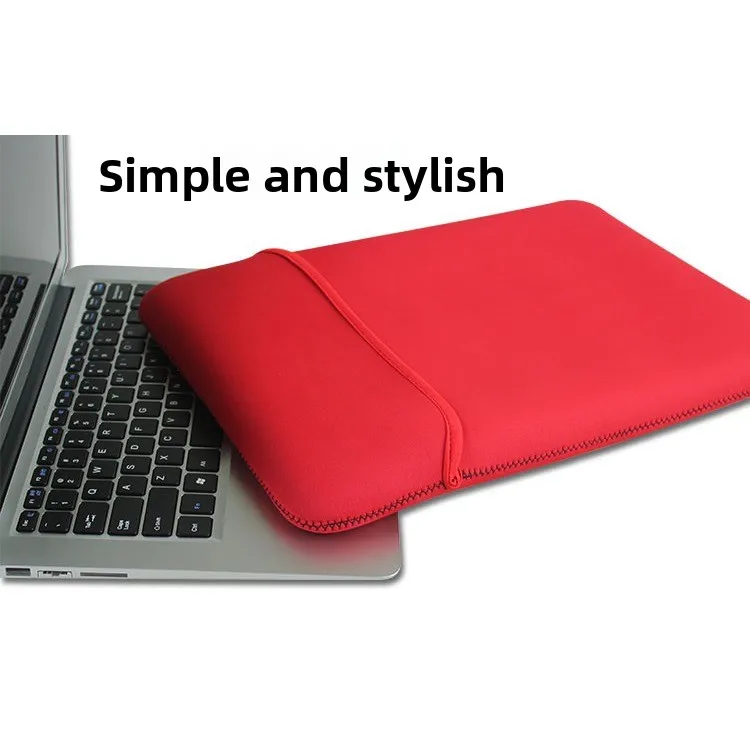 Neopren-Laptop-Hülle 7-17 Zoll Schwarze Schutztasche für Notebook Tablet Ultrabook – Detail 10