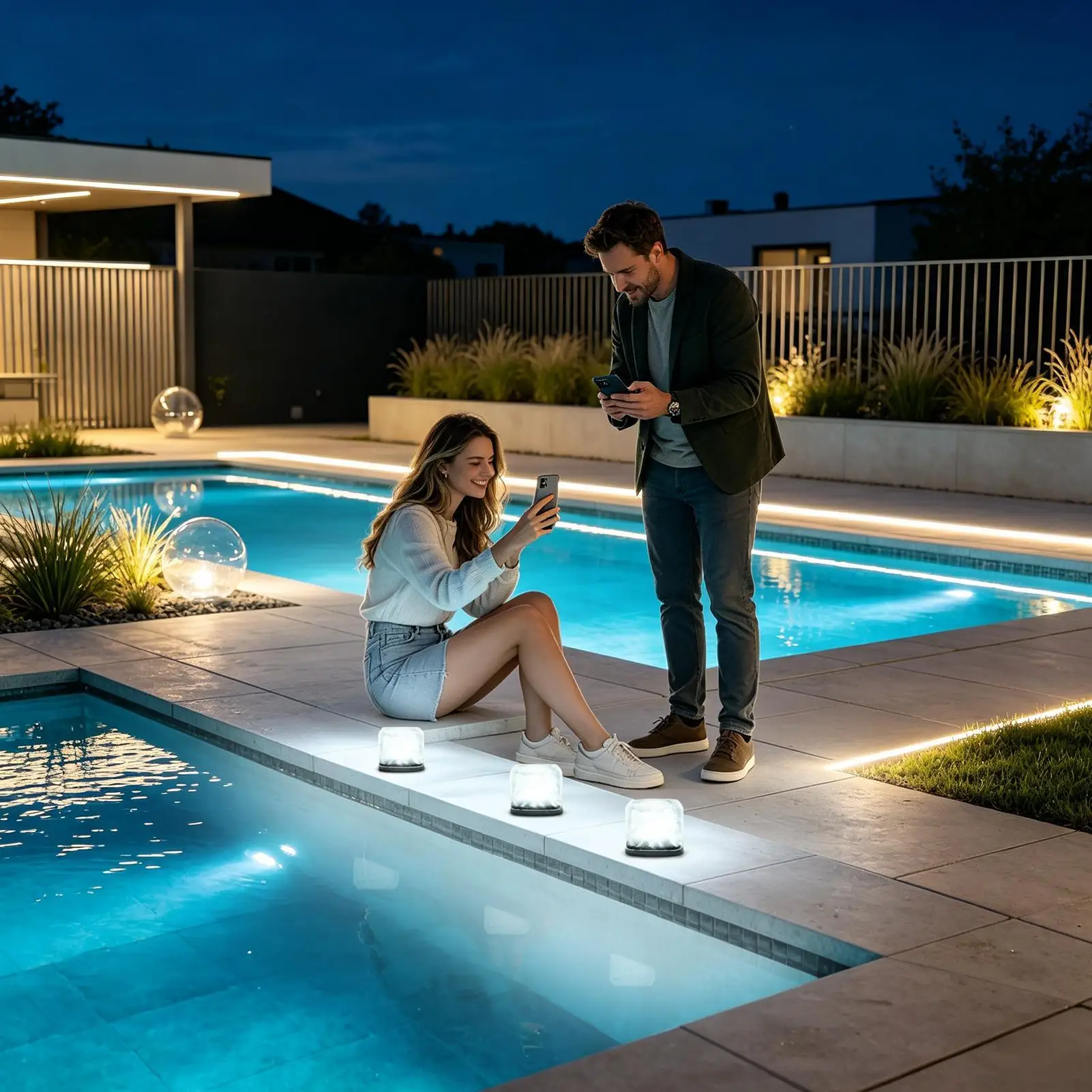 Solar Paver Lights Waterproof Ice Brick Shape LED Path Lamps Solar Lights Outdoor For Yard Lawn Patio Porch Walkway Ground