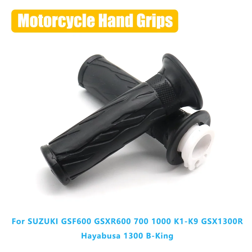  For SUZUKI GSF600 GSXR600 700 1000 K1-K9 GSX1300R Hayabusa 1300 Motorcycle Rubber Handle Grips Handle Glue Throttle Handlebar