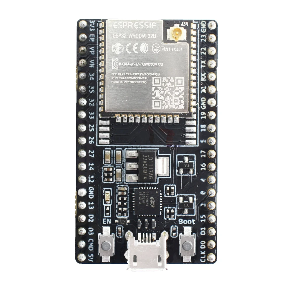 ESP32-DevKitC Development Board Custom Location Tracking Gesture Recognition Environment Monitoring Pin Header for Office DIY