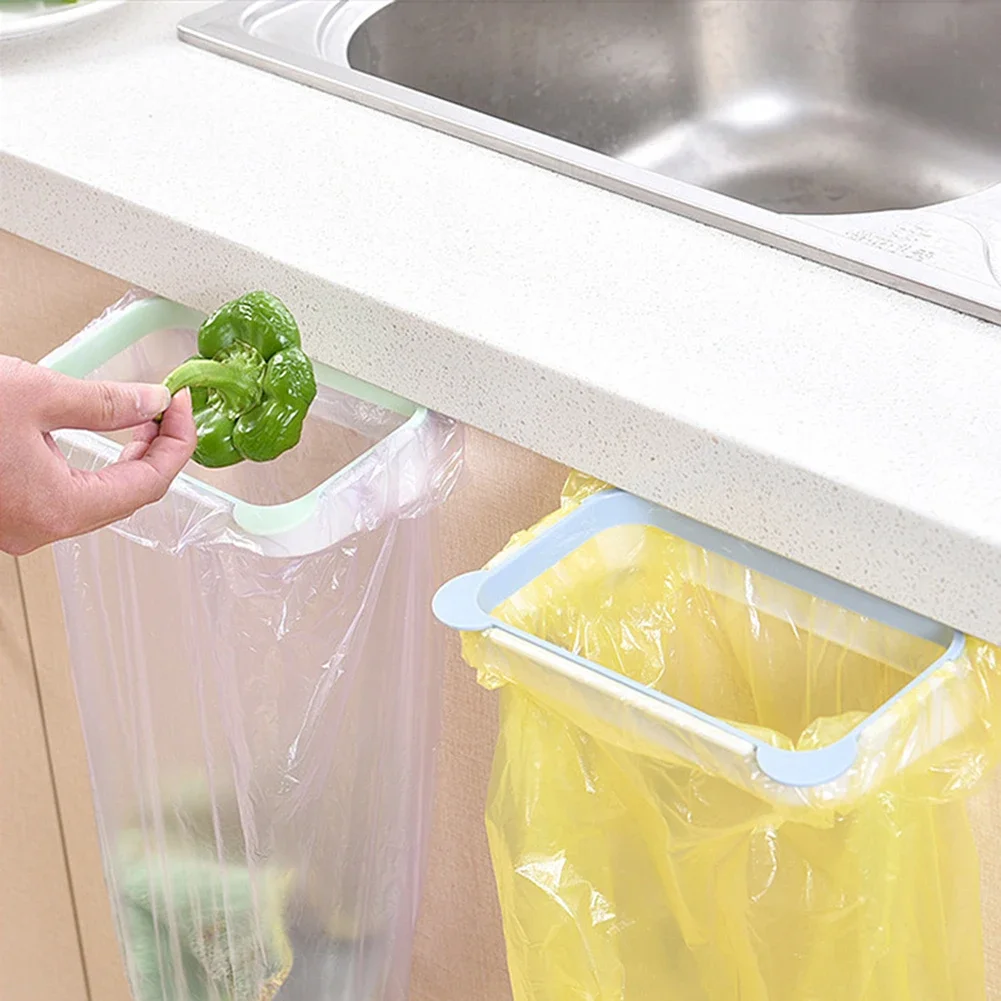 Kitchen Folding Trash Garbage Hanging Bag Bin Trash Bin Kitchen Dustbin Garbage Rubbish Bin Garbage Can Waste Bin for Kitchen