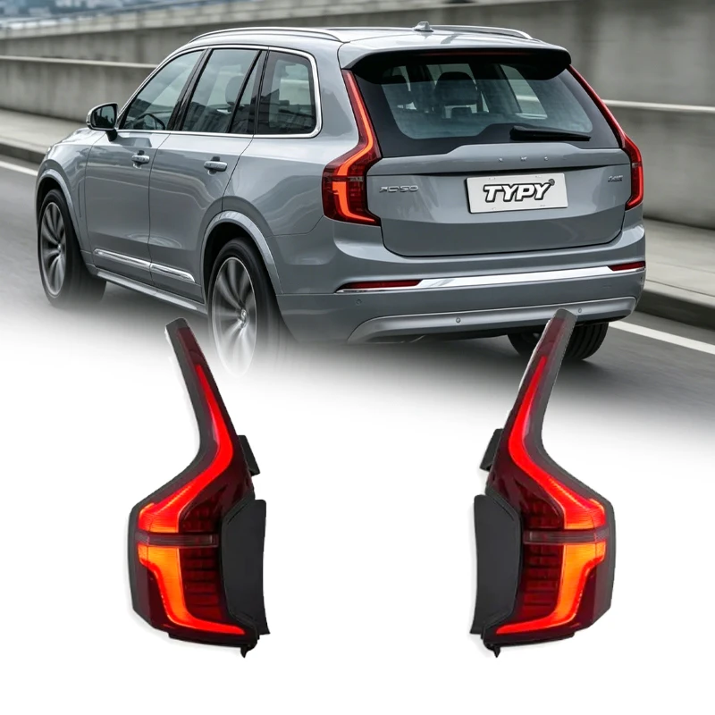 

LED Taillights For Volvo XC90 2016-2026 Dynamic Turn Signal DRL Brake Light Upgraded Rear Assembly Plug & Play Car Accessories