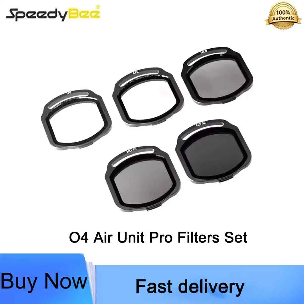 SpeedyBee O4 Air Unit Pro Filter Set - UV/CPL/ND8/ND16/ND32 Lens Filters Compatible with DJI O4 Pro FPV Camera System