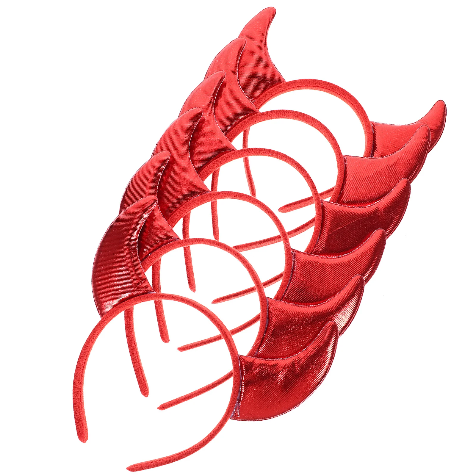 

6Pcs Halloween Devil Horns Headband Glitter Hairband Costume Cosplay Party Fancy Dress Accessory Halloween Headband