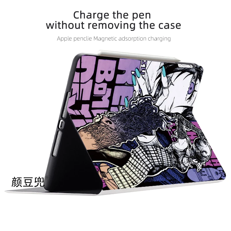 Reze Bom レゼ Anime Chainsaw Man iPad 10.2 9th Air 2 3 Mini 6 5 Case Luxury Silicone Pro 13 12.9 11 10.5 inch iPad Air 6 5 4 view 3