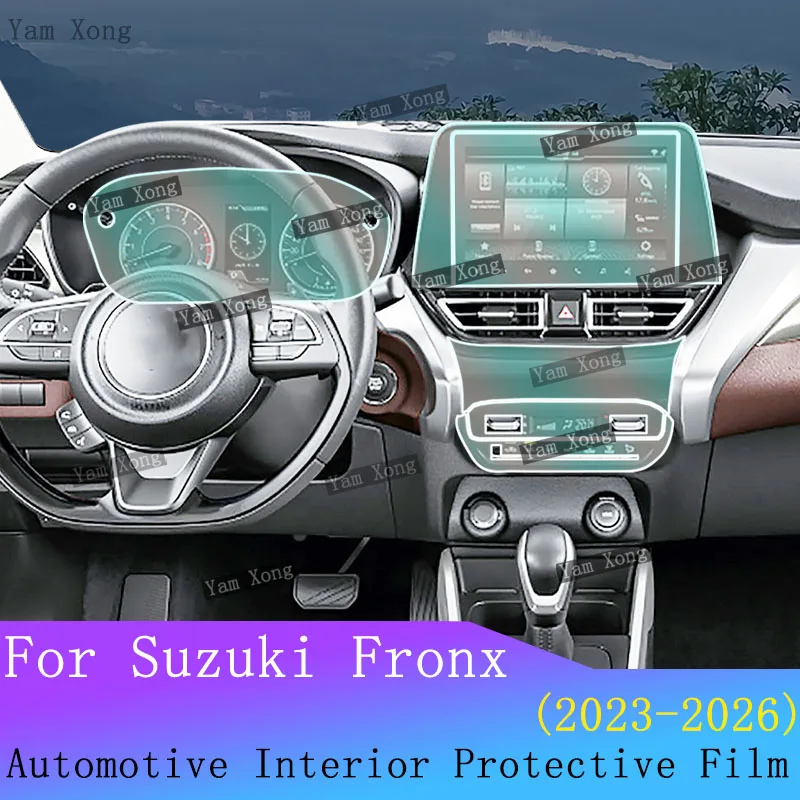 

For Suzuki Fronx Full set interior Film GPS Navigation screen Anti-scratch Sticker Gear Panel TPU Transparent Protection Films