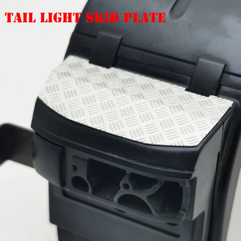 Free Double-sided Tape Tail Light Skid Plate Car Accessories Rc Cars for Adults for 1/14 Tamiya RC Truck Trailer 56325 Man Part